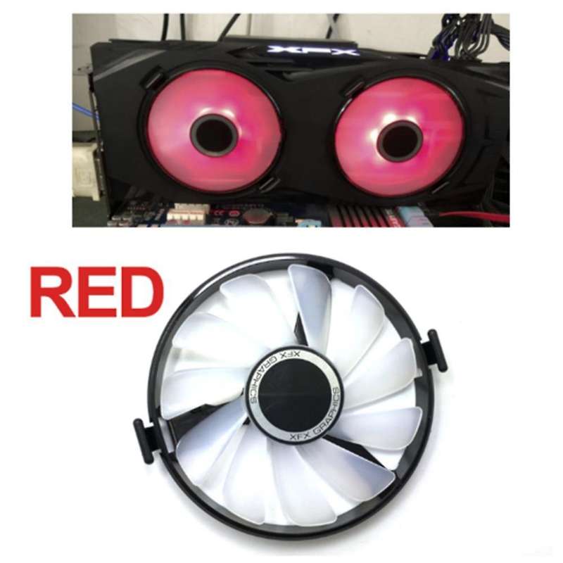 Xfx 1pcs Gpu Cooler Fan for Xfx Amd Radeon Rx 470 480 Image Card