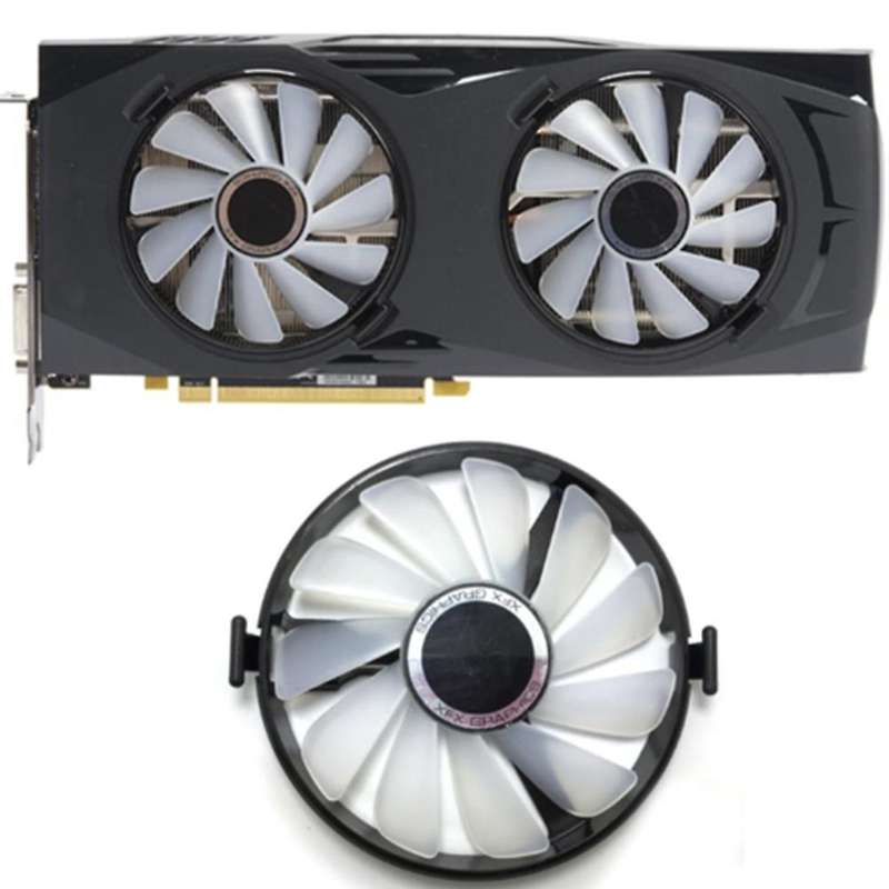 Xfx 1pcs Gpu Cooler Fan for Xfx Amd Radeon Rx 470 480 Image Card