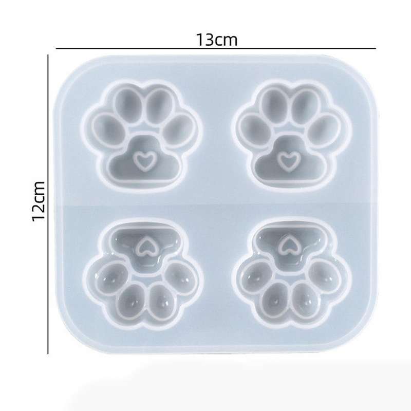 Crystal Epoxy Drain Design Lotus Leaf Soap Storage Box Silicone Mold