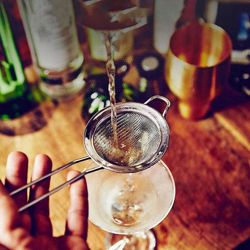 Tea Strainer, 3.3 Inch Fine Sieve Strainer Mesh Strainer with Handle