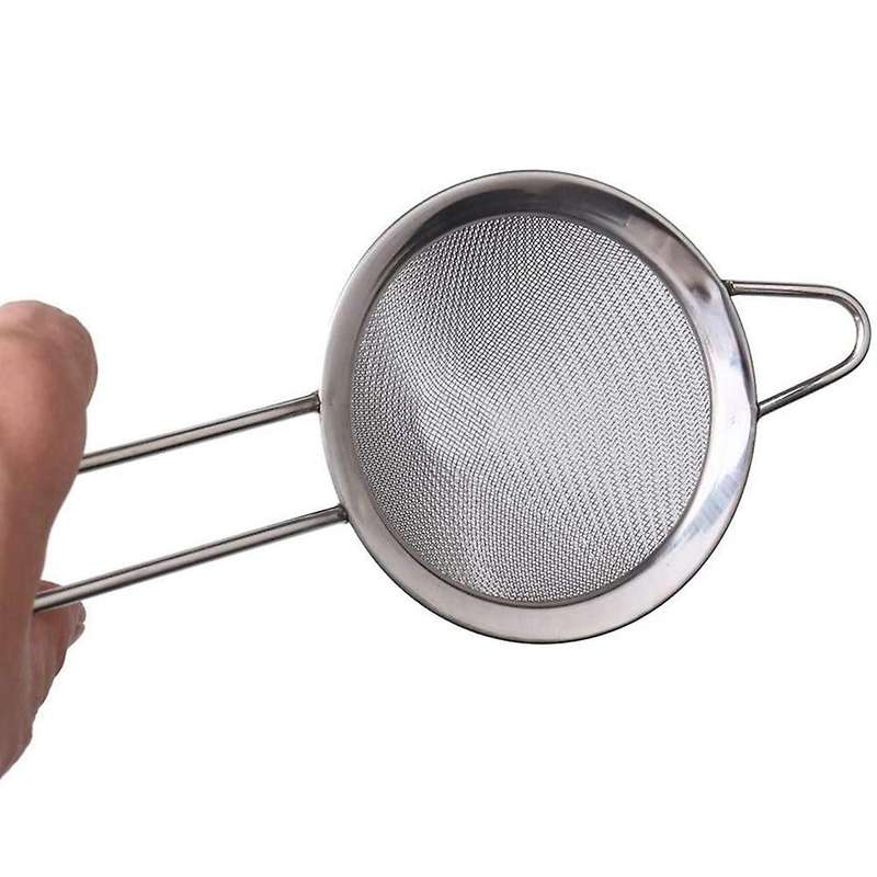 Tea Strainer, 3.3 Inch Fine Sieve Strainer Mesh Strainer with Handle
