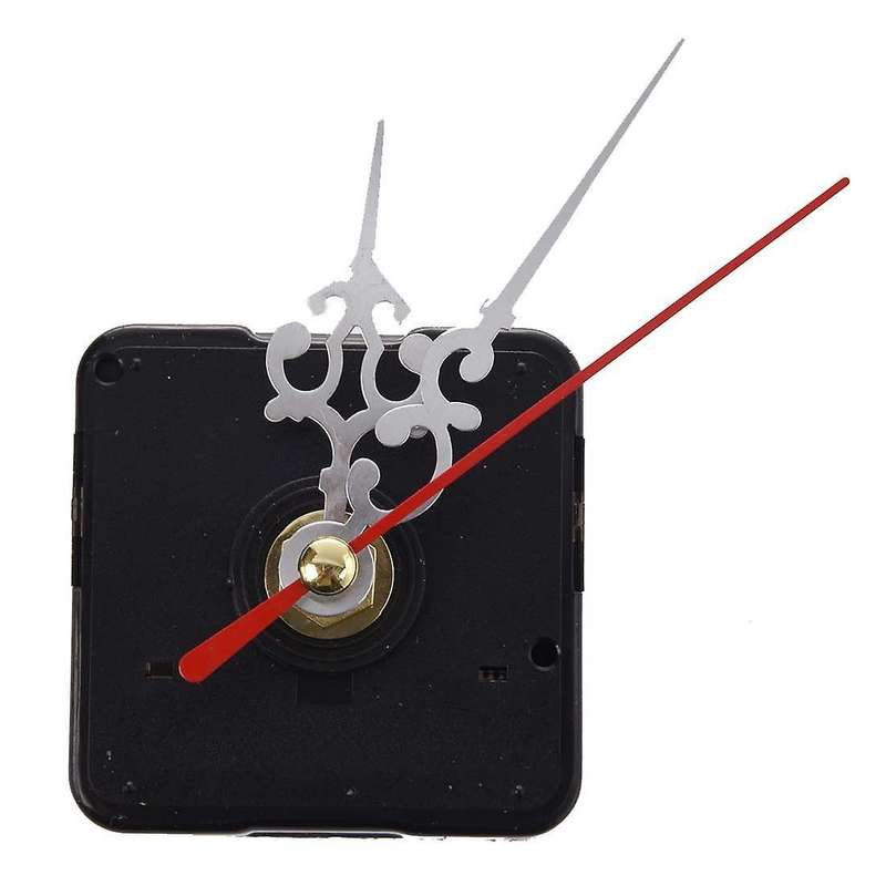 Quartz Clock Movement Mechanism Diy Repair Parts + White Hands