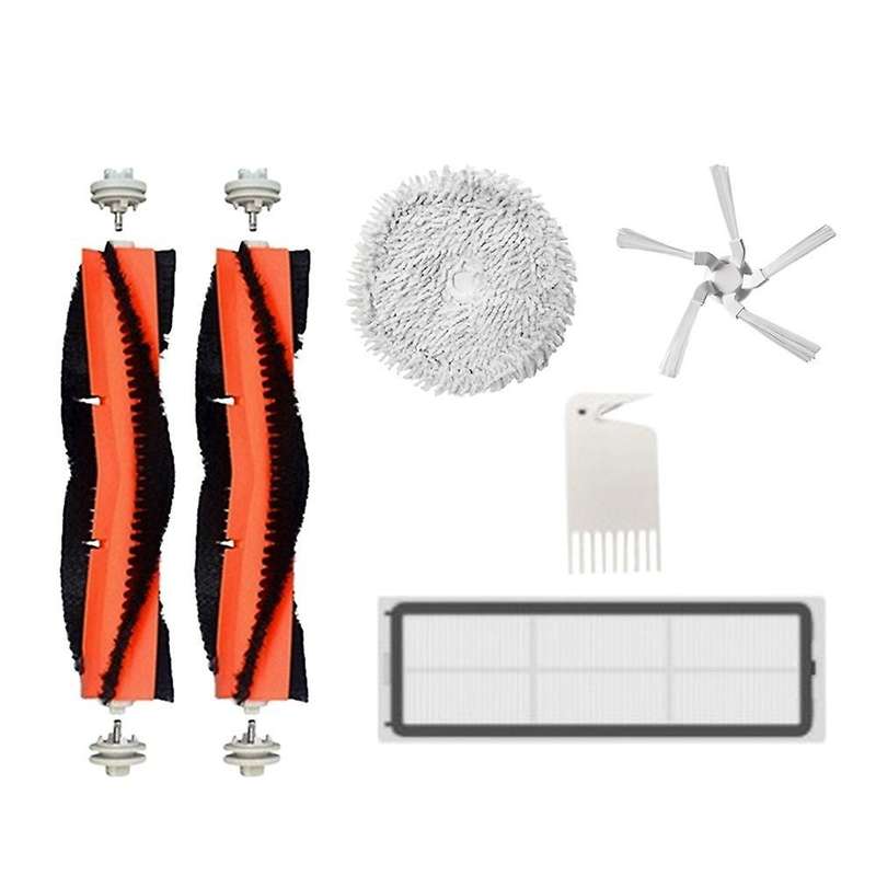 6pcs for Xiaomi W10/w10 Pro Main Side Brush Mop Cloth Hepa Filter Kit