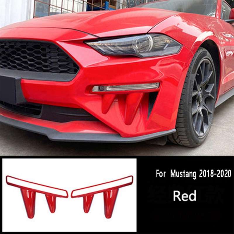 Fog Lamp Modification Fangs Modeling Fog Lamp Decoration Red