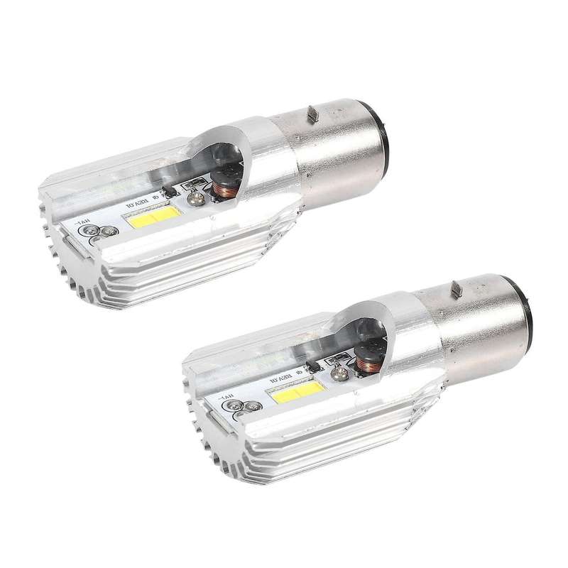 Led Headlight 1200 Lumens White H6 Ba20d Cob 12w Led Bulb