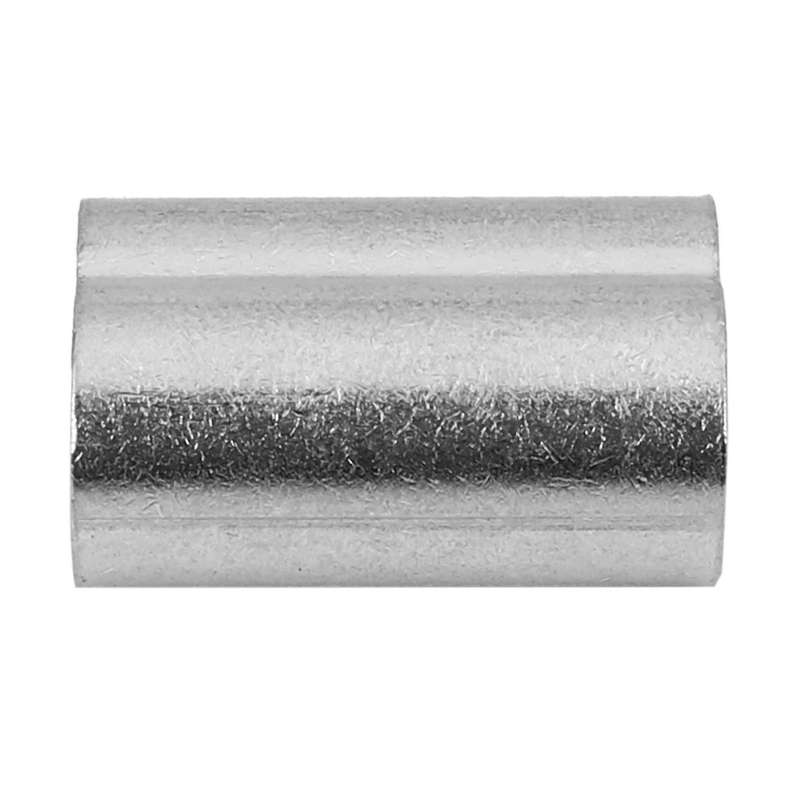50pcs 15mm Aluminum Hourglass Ferrules Sleeve Crimp for 3mm Wire Rope