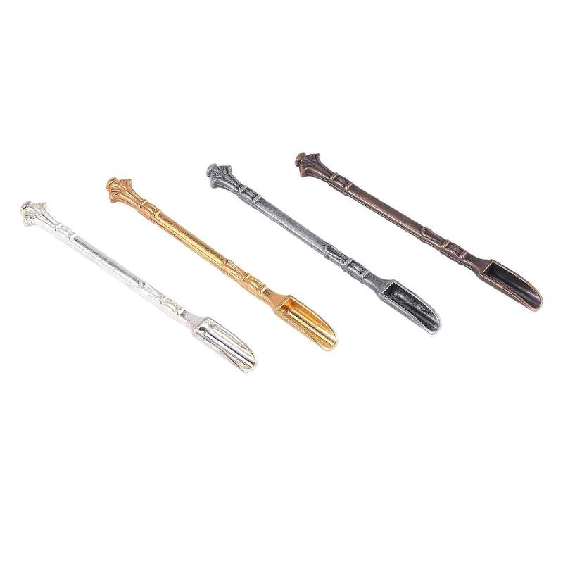 12 Pieces Snuff Spoon Mini Shovel, Tableware Charm, for Filling Vials