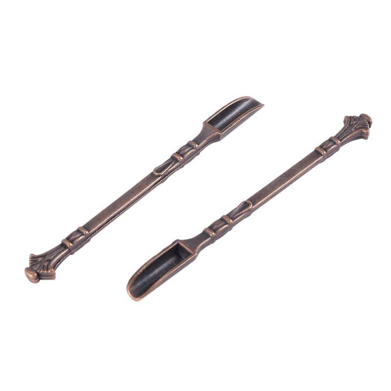 12 Pieces Snuff Spoon Mini Shovel, Tableware Charm, for Filling Vials
