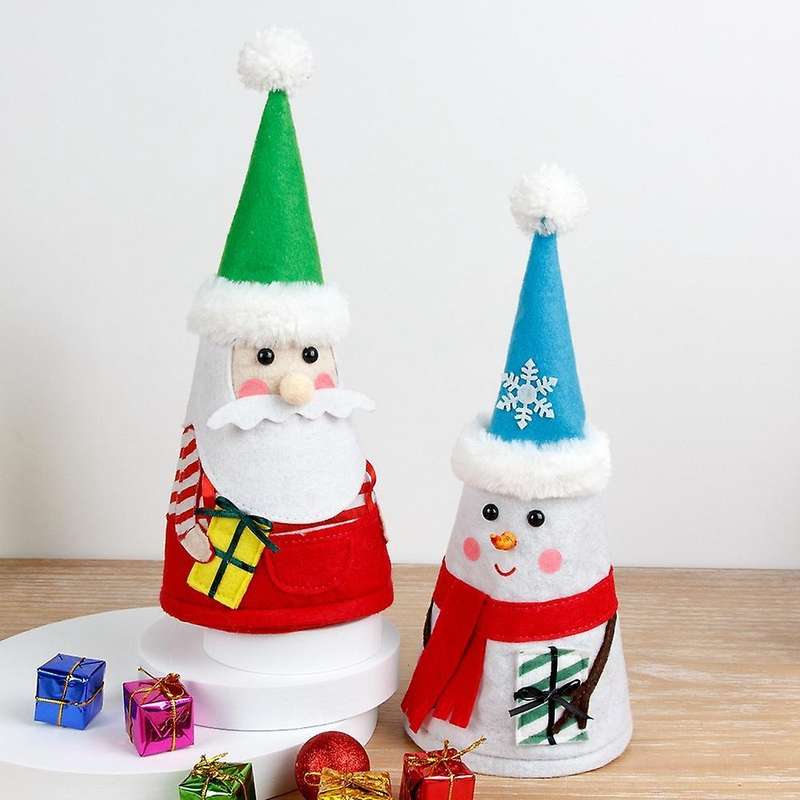 Creative Cartoon Christmas Stocking Santa Claus Snowman Gift Bag
