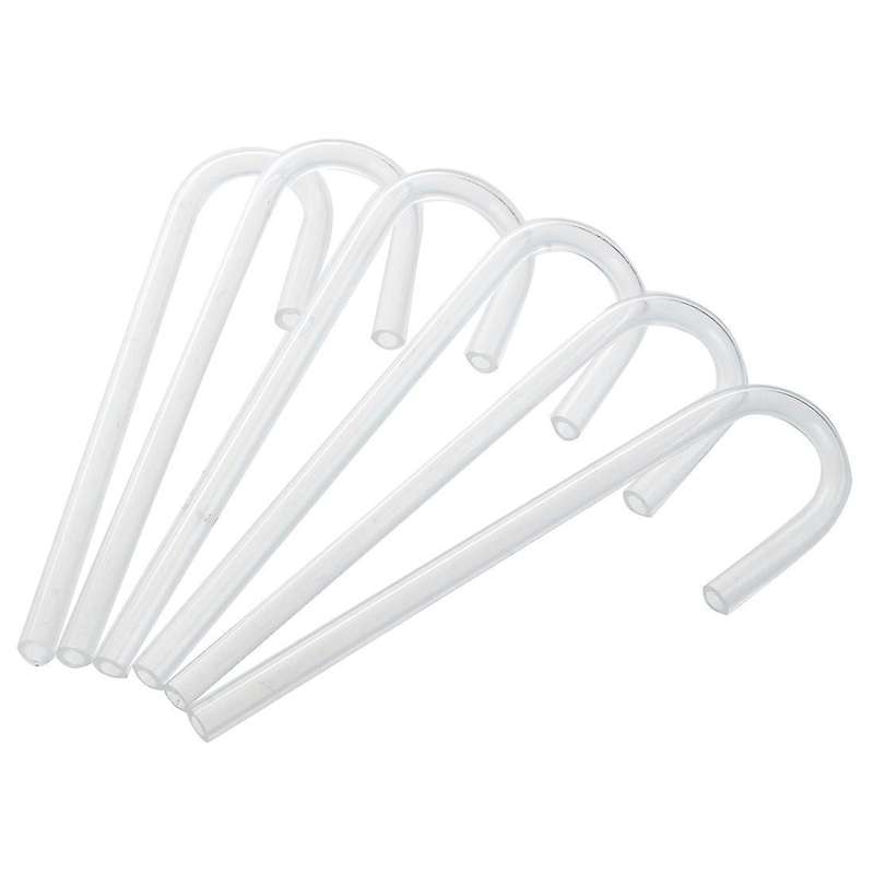6pcs Acrylic Pipe U Shape Tube Bend for Aquarium Co2 System/diffuser