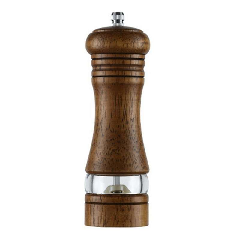 Pepper Mill Manual Salt Mill Wooden Spice Mill Ceramic Grinder A