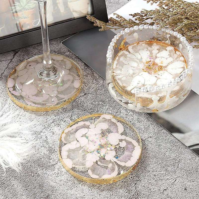 Coaster Moulds,silicone Coaster Storage Box Mould, Epoxy Resin Moulds