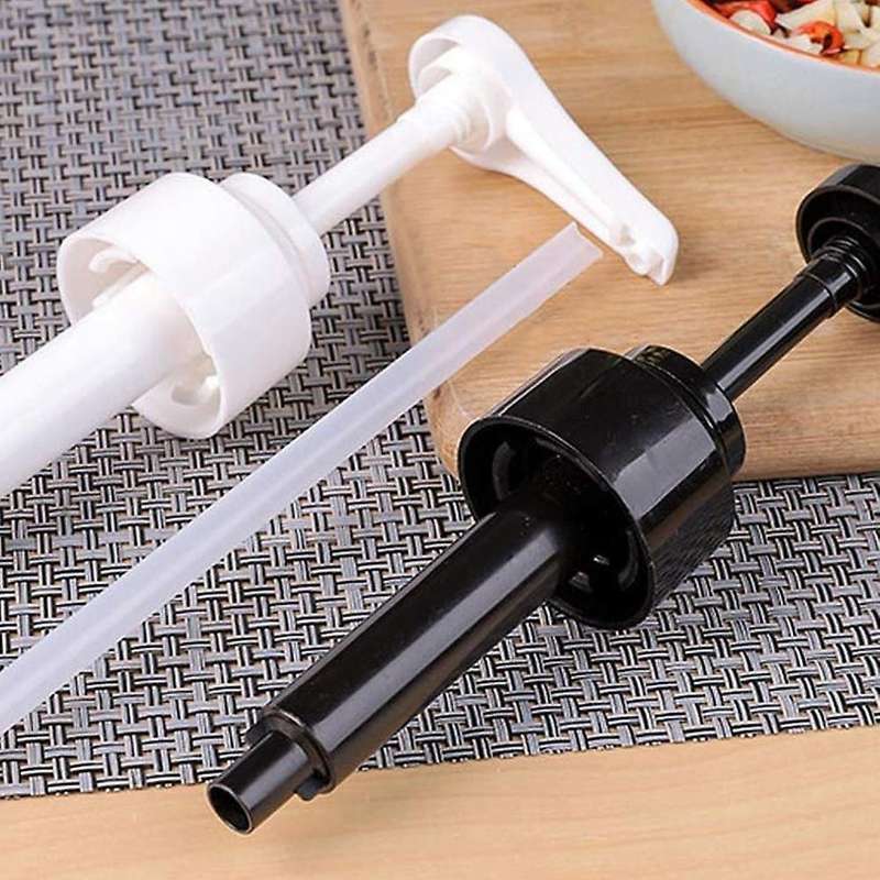 8pcs Syrup Bottle Nozzle Pressure Oil Sprayer Household Plastic Pump