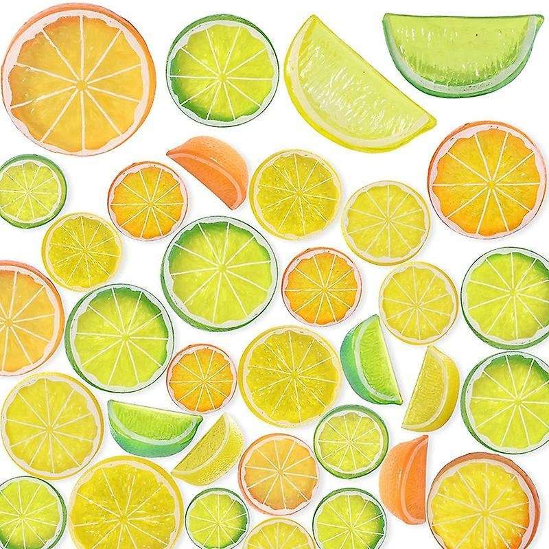 Simulation Lemon Slices Plastic Lemon Slice, Simulation Fake Lemons