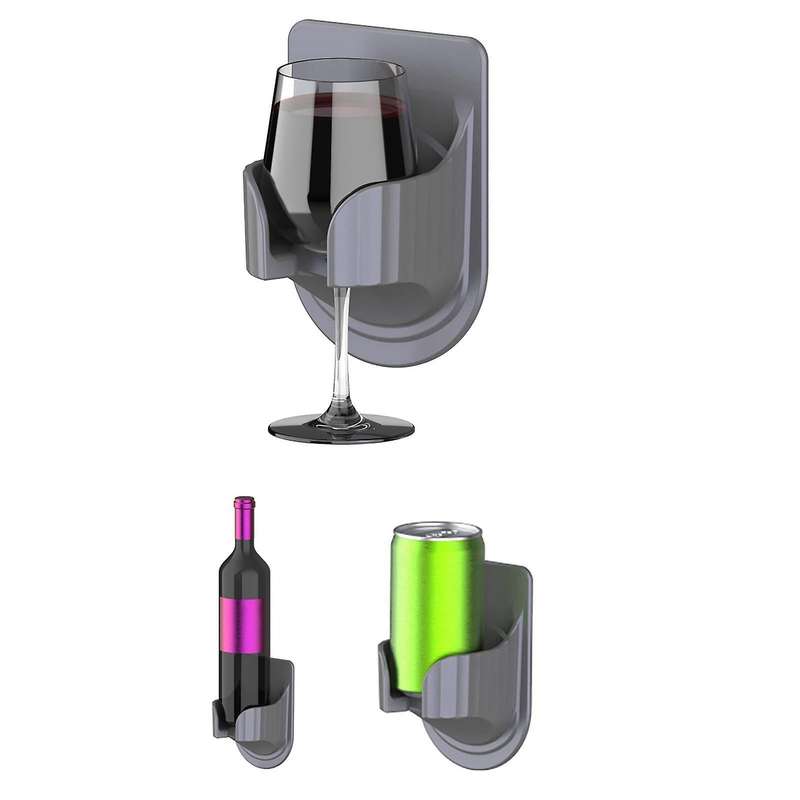 Wall-mounted Cup Holder Drink Holder for Large Drinks Green