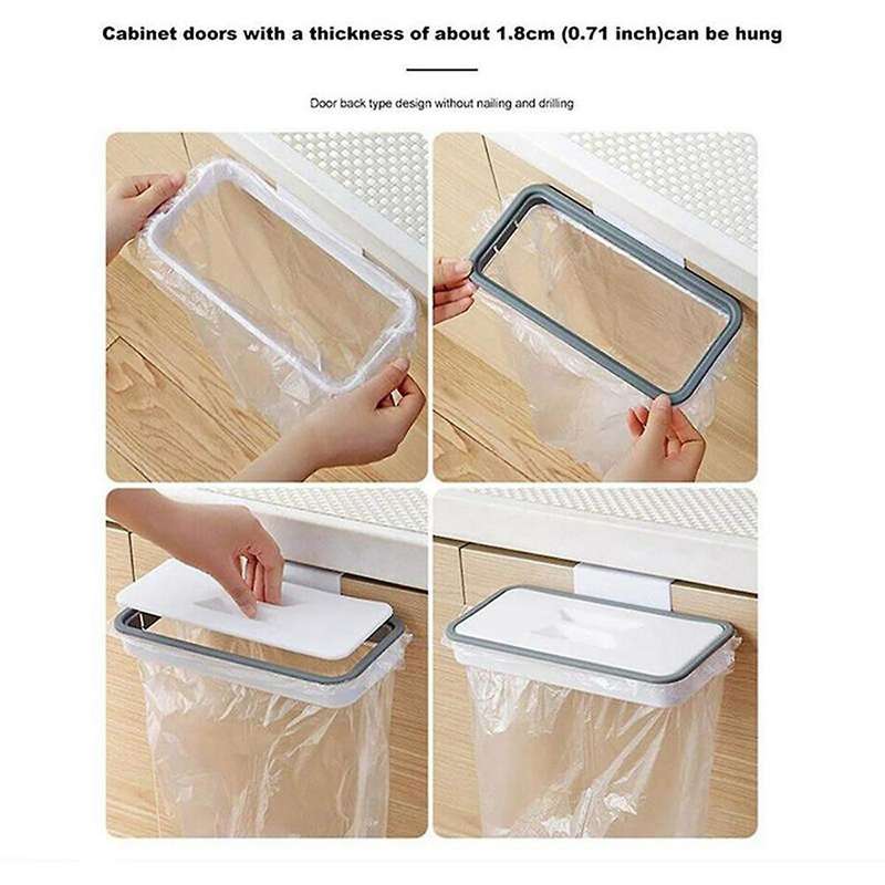 Garbage Bag Holder,garbage Can for Closet,with Lid Trash Bag Holder