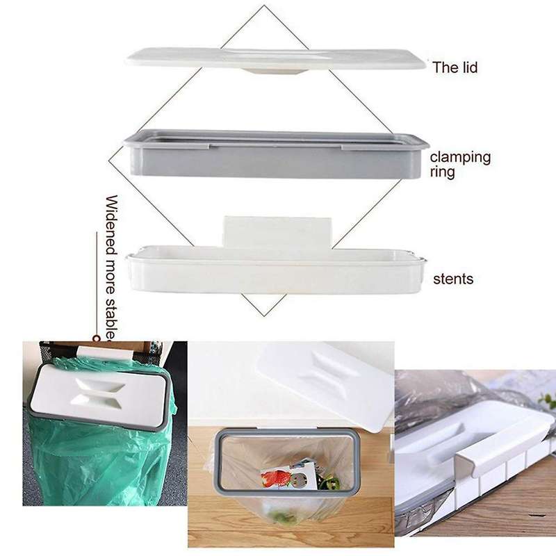 Garbage Bag Holder,garbage Can for Closet,with Lid Trash Bag Holder