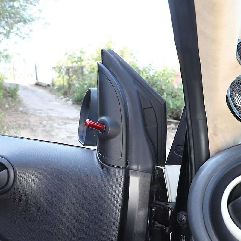 Car Rear View Mirror Knob Cover for Benz Smart 2016-2021 , Red