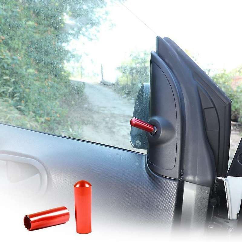 Car Rear View Mirror Knob Cover for Benz Smart 2016-2021 , Red