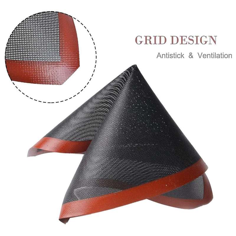 2 Pcs Silicone Baking Mat Sheet,non-stick Mesh Double-sided Available
