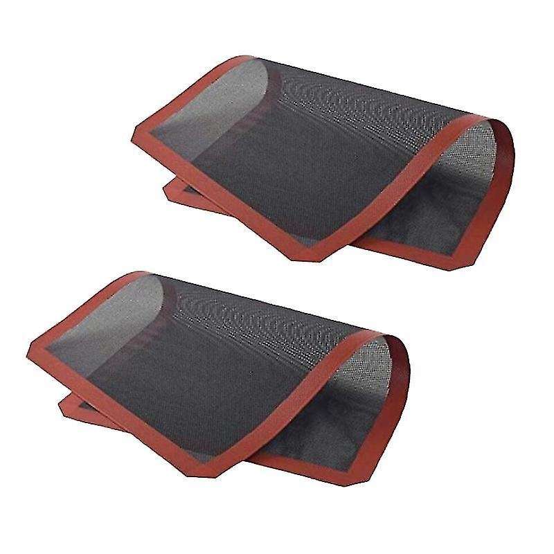 2 Pcs Silicone Baking Mat Sheet,non-stick Mesh Double-sided Available