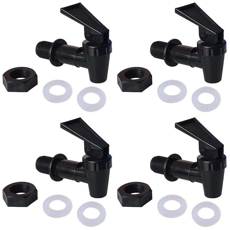 4 Pcs Cooler Faucet Water Bottle Jug, Dispenser Tap Set, Reusable C