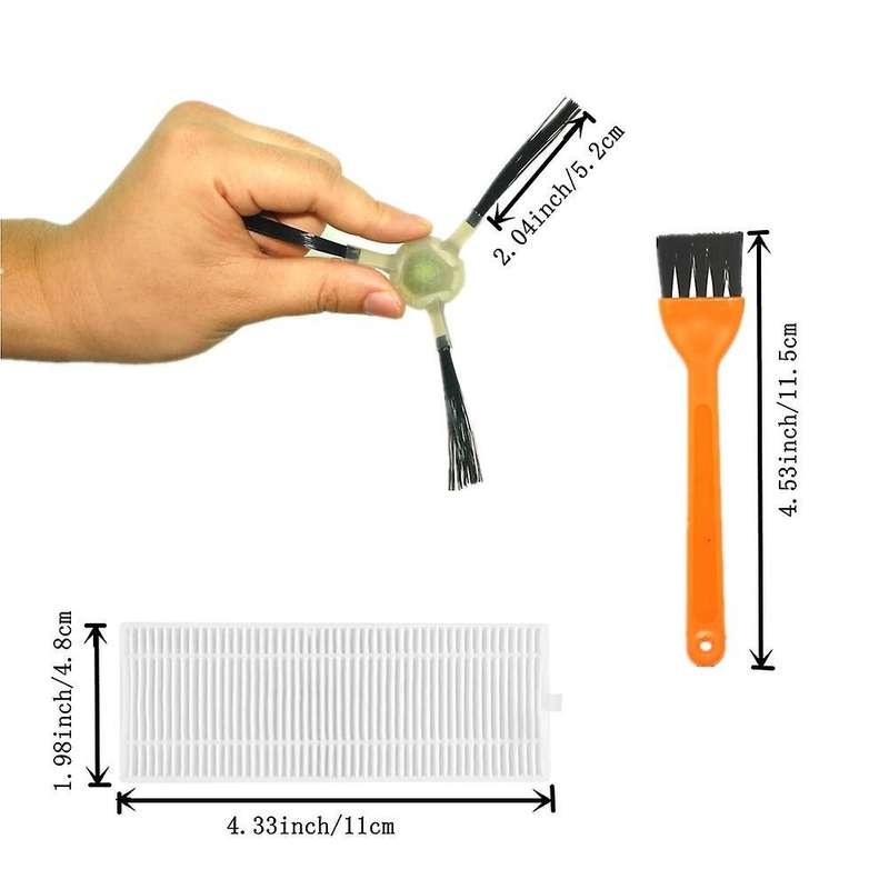 Replacement Hepa Filter Side Brush Accessories for Okp Life K2 K3 K4