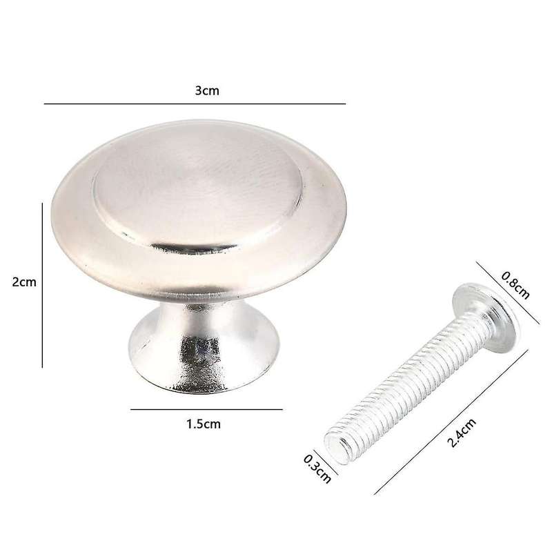 Round Stainless Steel Handle Can Be Used for Cabinets(4 Pieces)