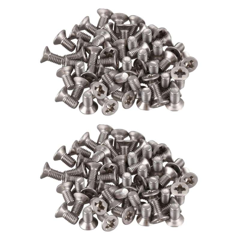 20x M3 X 6 Mm Schlitz Phillips Senkkopf Schrauben Maschinenschrauben