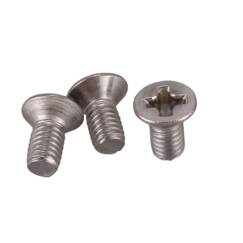 20x M3 X 6 Mm Schlitz Phillips Senkkopf Schrauben Maschinenschrauben