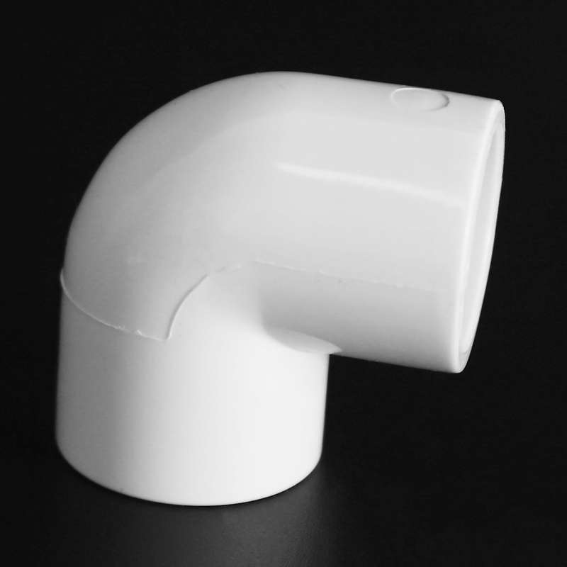 5 Pieces 20mm Dia 90 Angle Degree Elbow Pvc Pipe Fittings Adapter Connector White