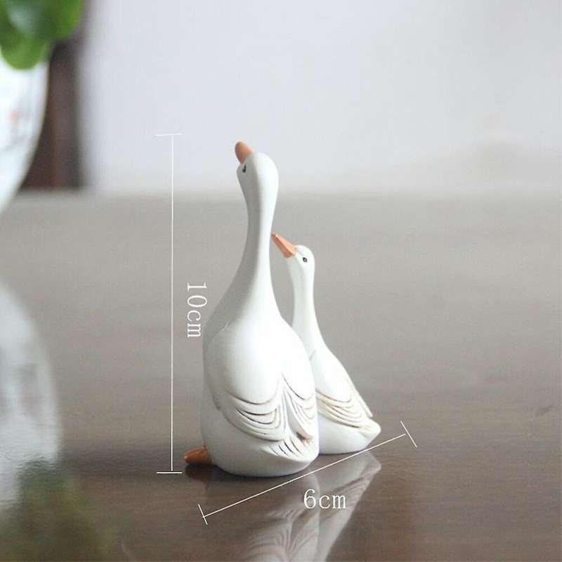 Garden Mother-daughter Duck Courtyard Micro-landscape Ornaments A