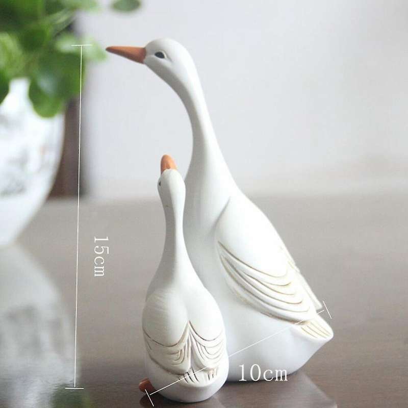 Garden Mother-daughter Duck Courtyard Micro-landscape Ornaments A