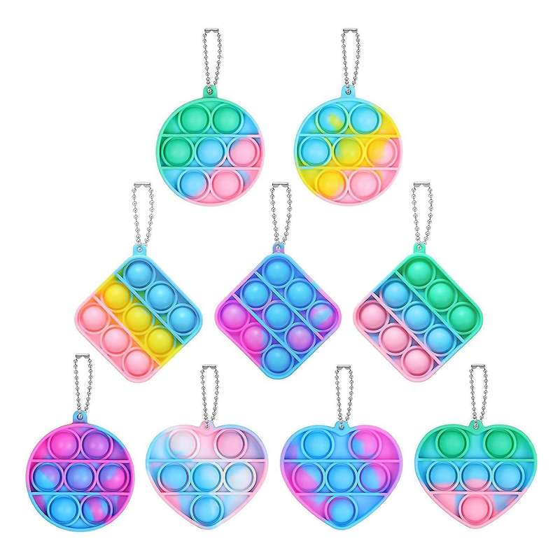 9 Pcs Fidget Sensory Toy Simple Fidget Toy Office Desk Toy for Kids