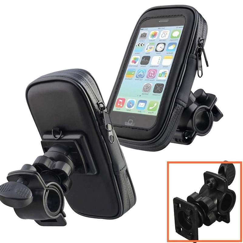 Motorcycle Bike Handlebar 5.5 Inch Bag Cell Phone Gps Mount Holder