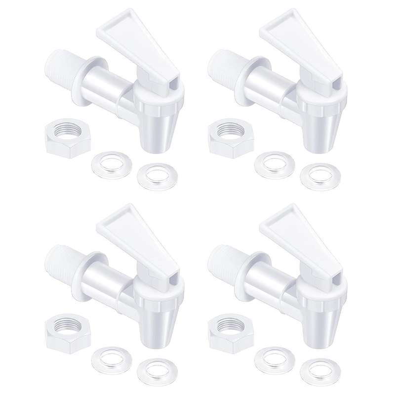 4 Pcs Cooler Faucet Water Bottle Jug, Dispenser Tap Set, Reusable B
