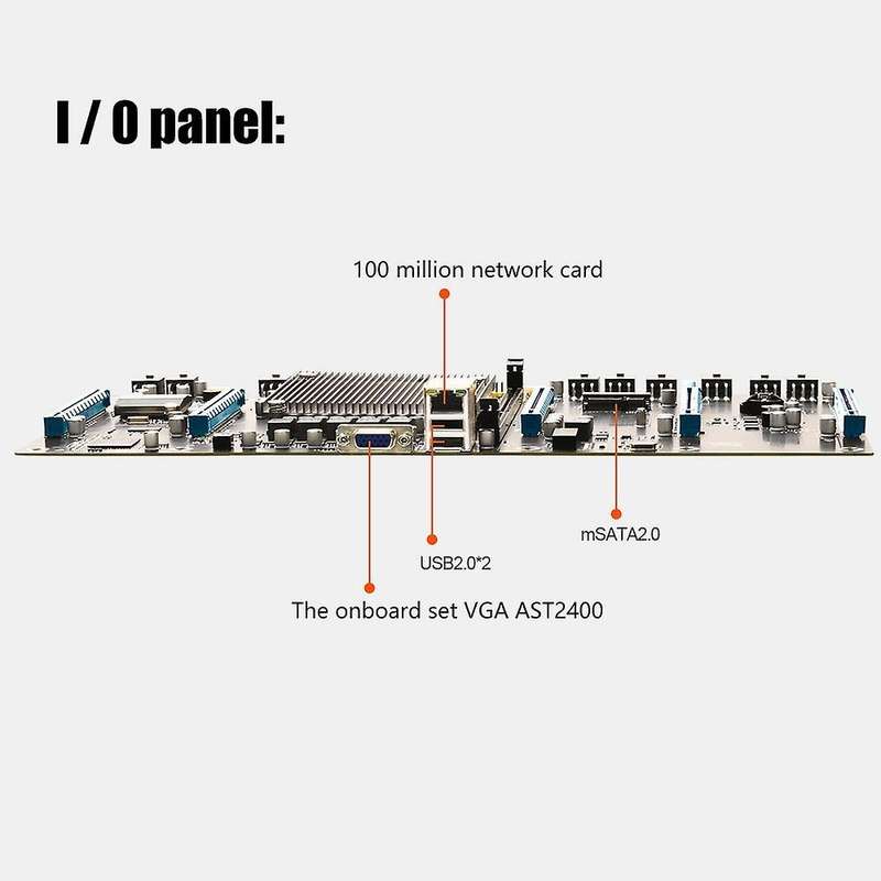Eth79-x5 Mining Motherboard Lga 2011 65mm Spacing Supports Vga