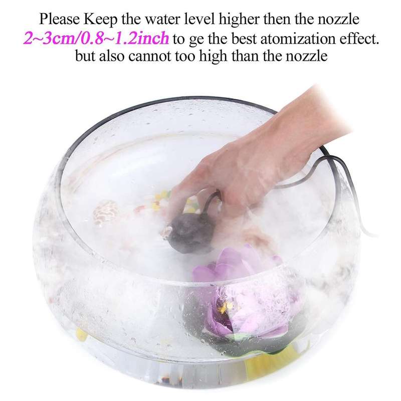Ultrasonic Water Fountain Pond Atomizer Head Air Humidifier Us Plug