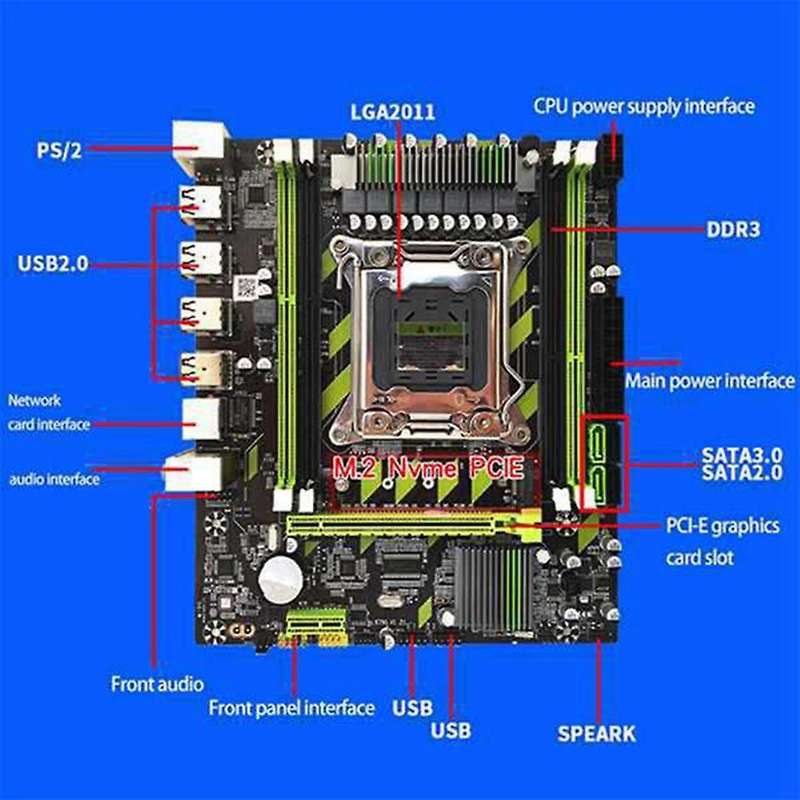 X79 Motherboard Lga2011 Ddr3 with Eight Core for Computer Motherboard