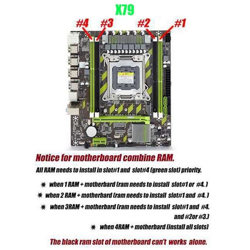 X79 Motherboard Lga2011 Ddr3 with Eight Core for Computer Motherboard