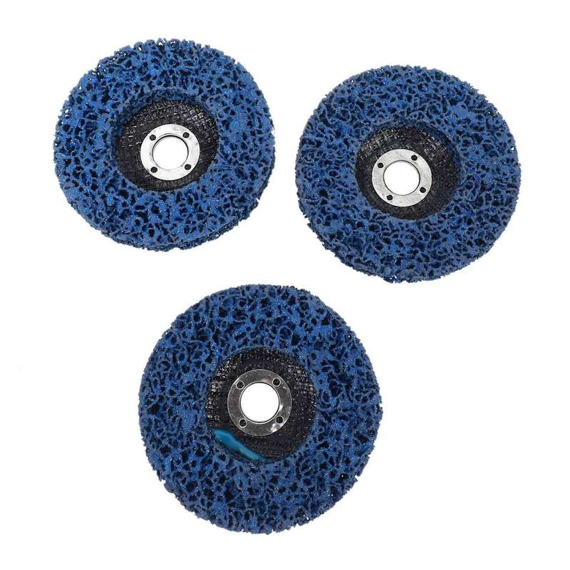 3 Pcs Rust Stripper Strip Discs for 4 X 5/8 Inch Angle Grinder