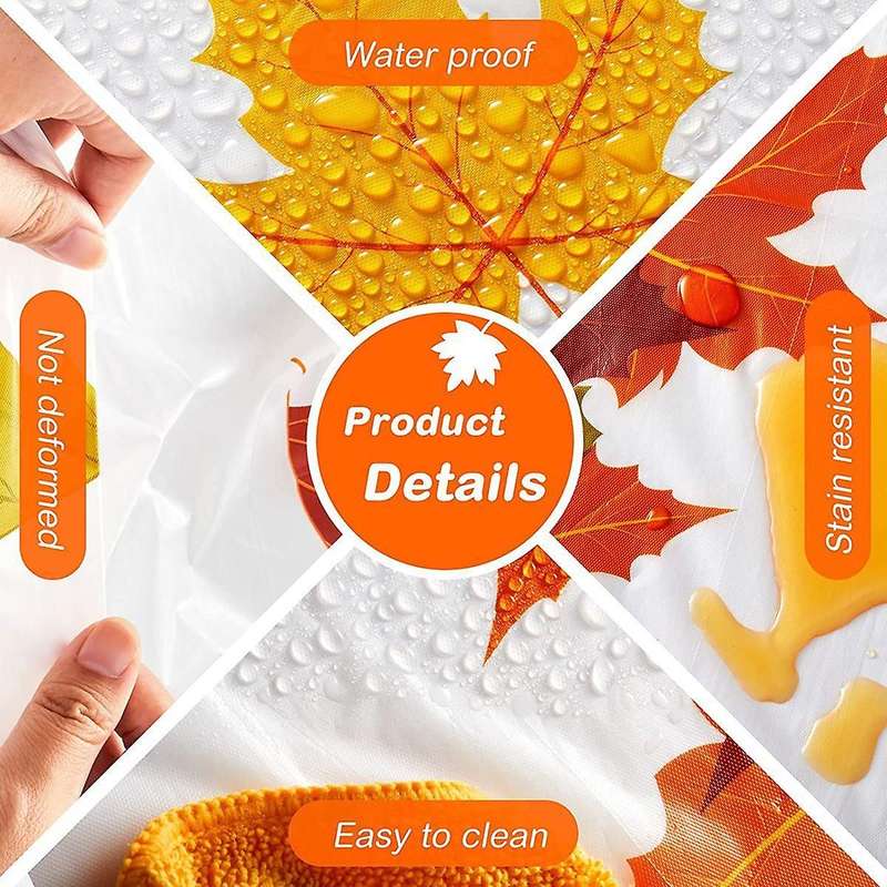 Thanksgiving Autumn Leaf Tablecloth Autumn Maple Leaf Tablecloth