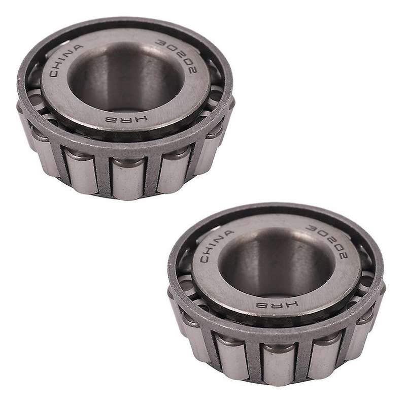 Single Row 15mm X 35mm X 12mm Tapered Roller Bearing 30202 Silver