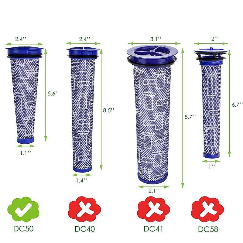 Replacement Filter Dc50 for Dyson Hepa Post Filter Washable Animal