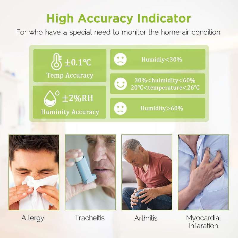 Weather Station Wireless Indoor Outdoor Digital Thermometer