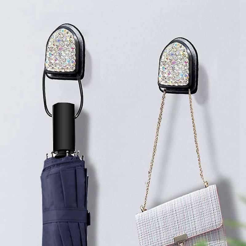Bling Crystal Car Mini Hook Glitter Mask Hook Multifunctional