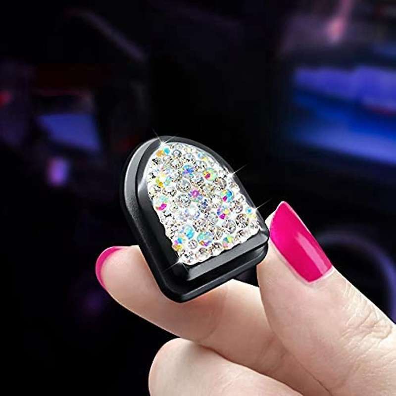 Bling Crystal Car Mini Hook Glitter Mask Hook Multifunctional