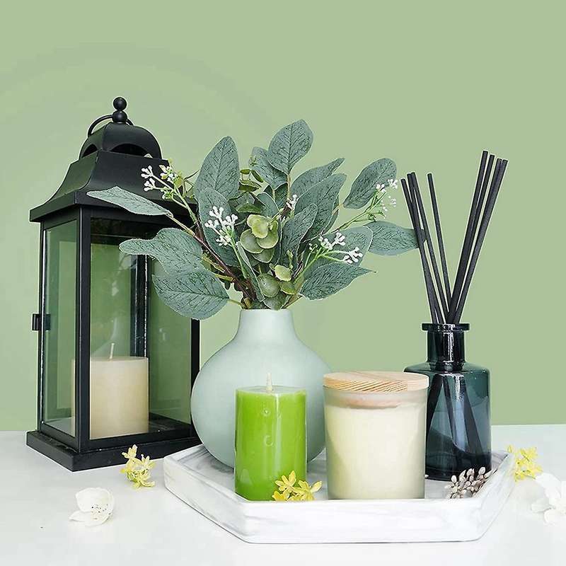 Mixed Eucalyptus Leaves Stems Bulk Artificial Eucalyptus Leaves