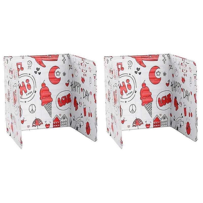 Aluminum Kitchen Gas Stove Baffle Plate Kitchen Splatter Screens -2