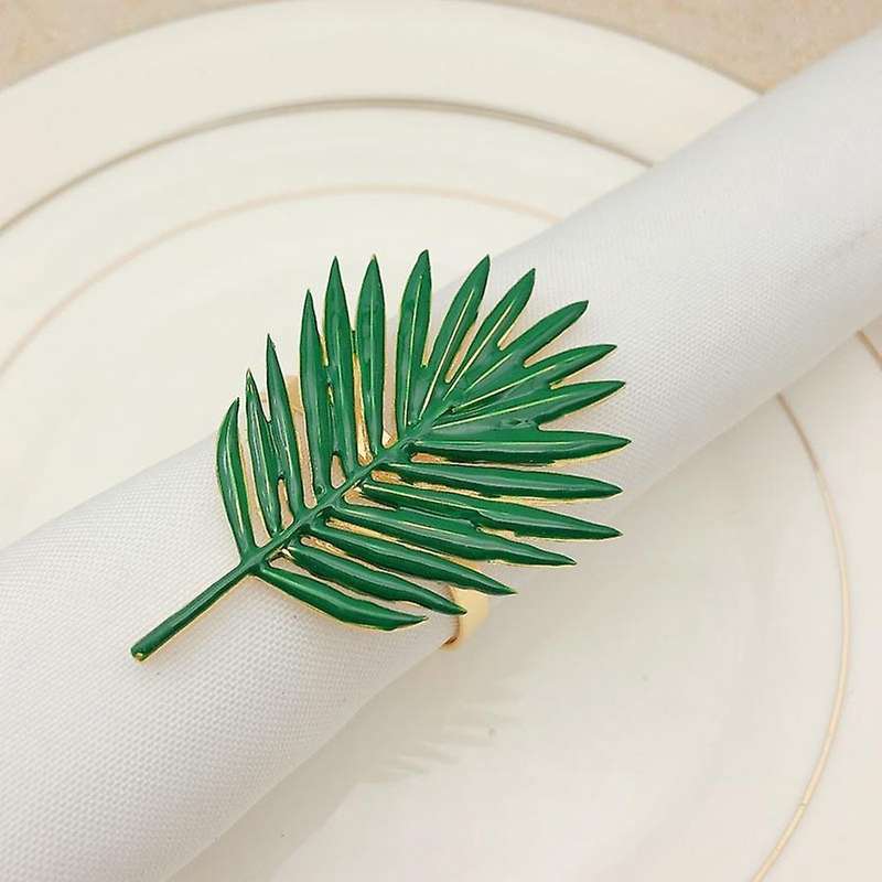 6pcs/lot New Napkin Ring Sunflower Circle Plant Buckle Meal Desktop